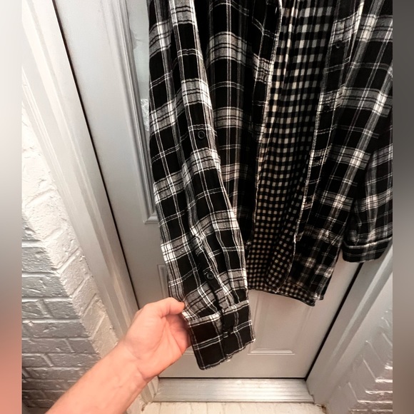 25% off listed price. Plus size 22-24. Plaid shirt. Long sleeved button down. - Picture 3 of 4